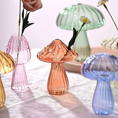 Modern Mushroom Glass Vase