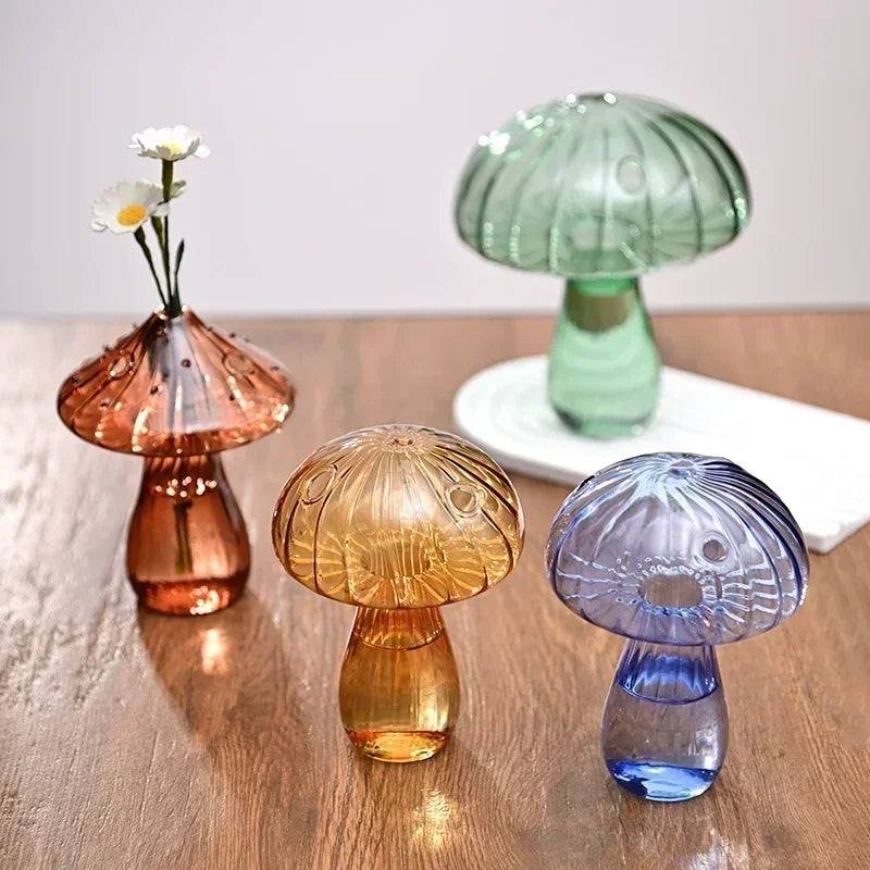 Modern Mushroom Glass Vase